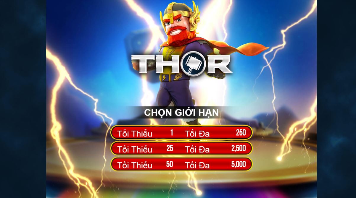 Luat choi game Thor Vn88 chi tiet