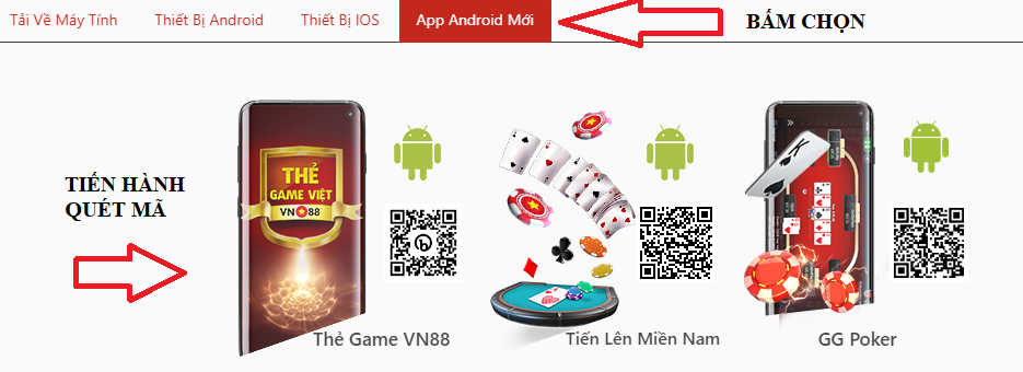 Cac buoc tai Vn88 tren Android chi tiet