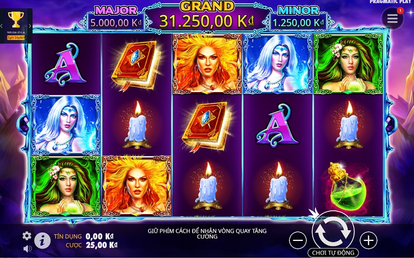 Cách chiến thắng game Wild Spells Vn88 Cach thang game Wild Spells Vn88