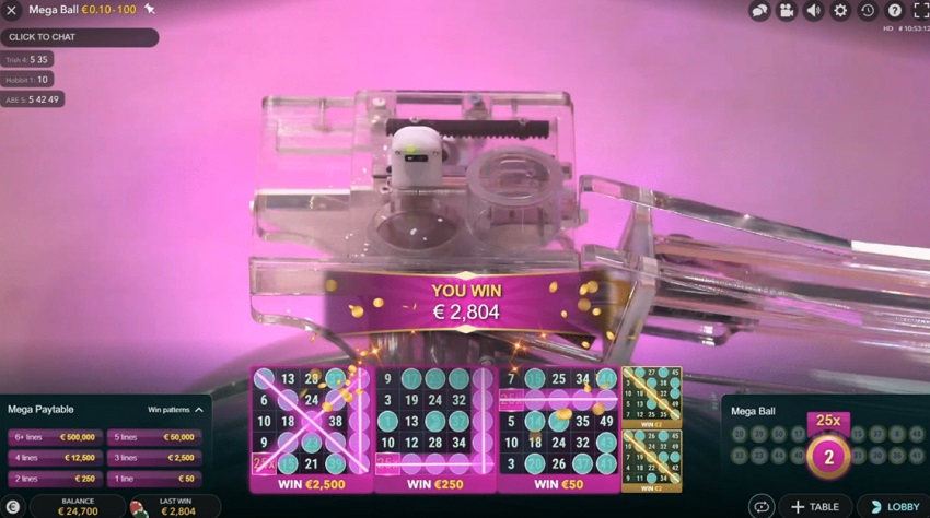 Thưởng game Mega Ball tại Vn88 Tra thuong game Mega Ball Vn88