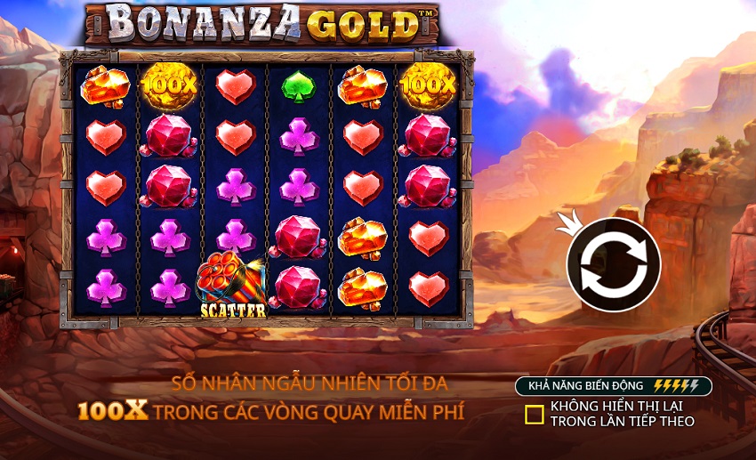 Tim hieu game Bonanza Gold Vn88