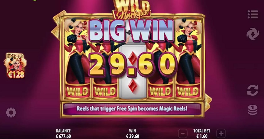 Tinh nang game Wild Harlequin tai Vn88